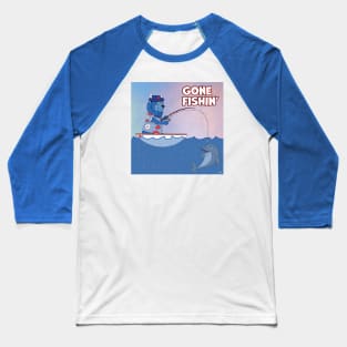 Bills Mafia Gone Fishin' Baseball T-Shirt